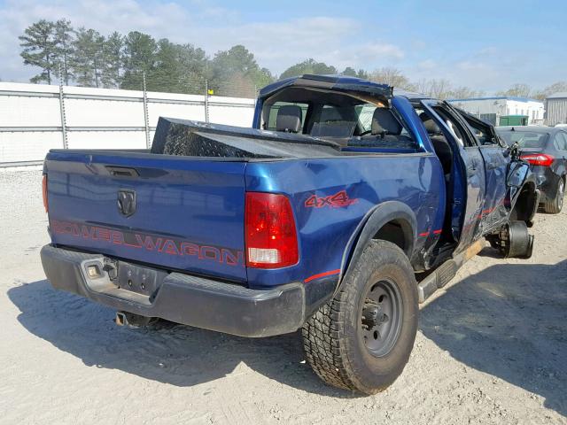 3D7TT2CT0BG507619 - 2011 DODGE RAM 2500 BLUE photo 4