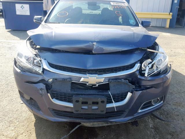 1G11H5SL5EF228591 - 2014 CHEVROLET MALIBU LTZ BLUE photo 7