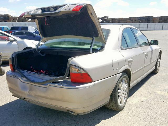 1LNHM87A93Y664741 - 2003 LINCOLN LS GOLD photo 4