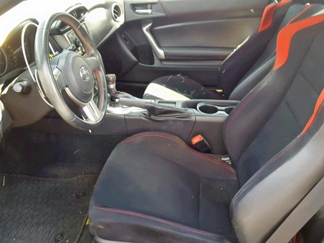 JF1ZNAA19D2729295 - 2013 TOYOTA SCION FR-S BLACK photo 5