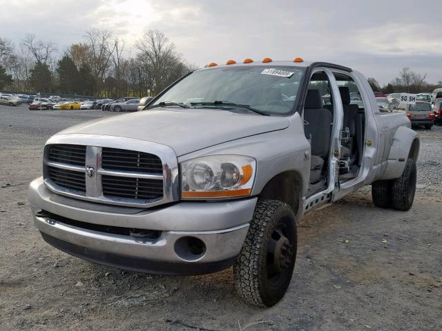 3D7MX49C76G219050 - 2006 DODGE RAM 3500 SILVER photo 2