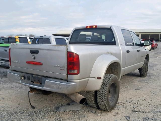 3D7MX49C76G219050 - 2006 DODGE RAM 3500 SILVER photo 4