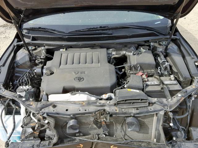 4T1BK1EBXGU231621 - 2016 TOYOTA AVALON XLE BLACK photo 7