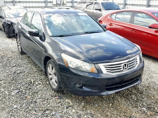 1HGCP368X8A066148 - 2008 HONDA ACCORD EXL BLACK photo 1