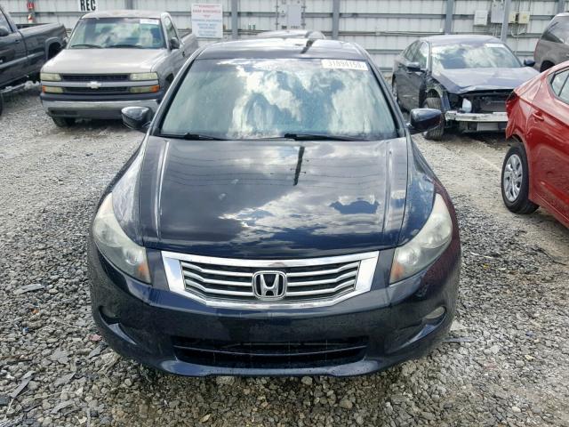 1HGCP368X8A066148 - 2008 HONDA ACCORD EXL BLACK photo 9