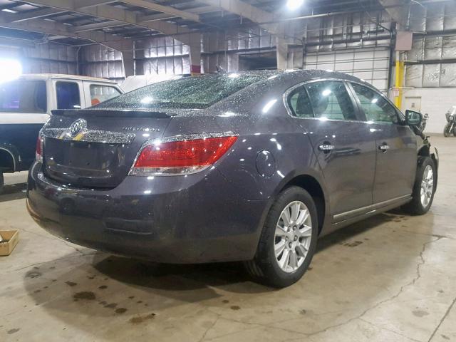 1G4GD5ER7CF308027 - 2012 BUICK LACROSSE P CHARCOAL photo 4