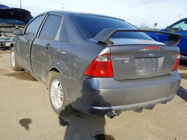 1FAFP34N47W269726 - 2007 FORD FOCUS ZX4 GRAY photo 3