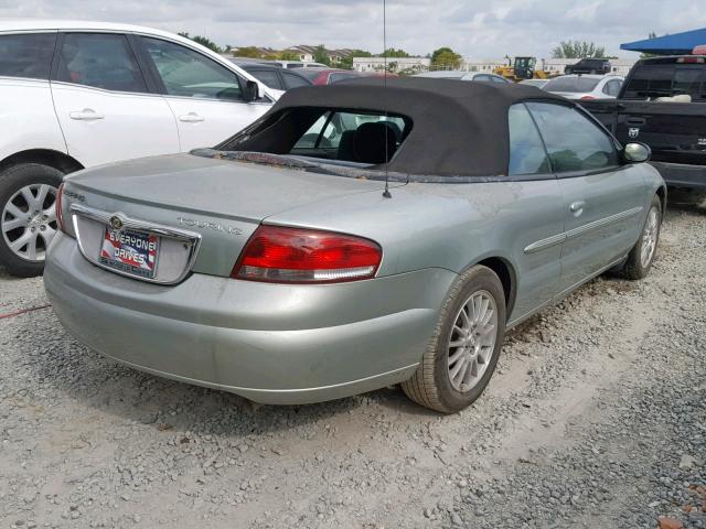 1C3EL55R36N112986 - 2006 CHRYSLER SEBRING TO TEAL photo 4