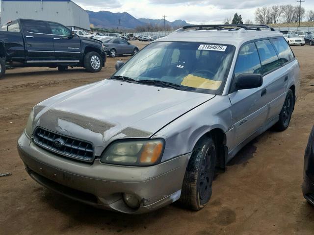 4S3BH675047618504 - 2004 SUBARU LEGACY OUT GRAY photo 2