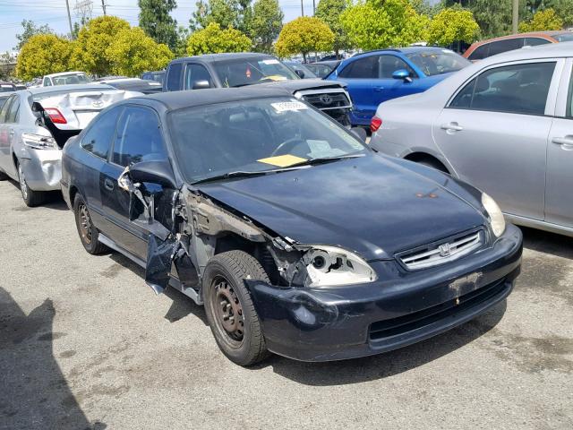 1HGEJ6226WL085486 - 1998 HONDA CIVIC DX BLACK photo 1