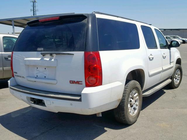 1GKFK16348R231474 - 2008 GMC YUKON XL K WHITE photo 4