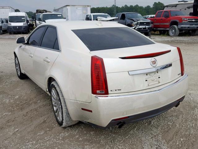 1G6DJ5EV5A0117688 - 2010 CADILLAC CTS PERFOR WHITE photo 3