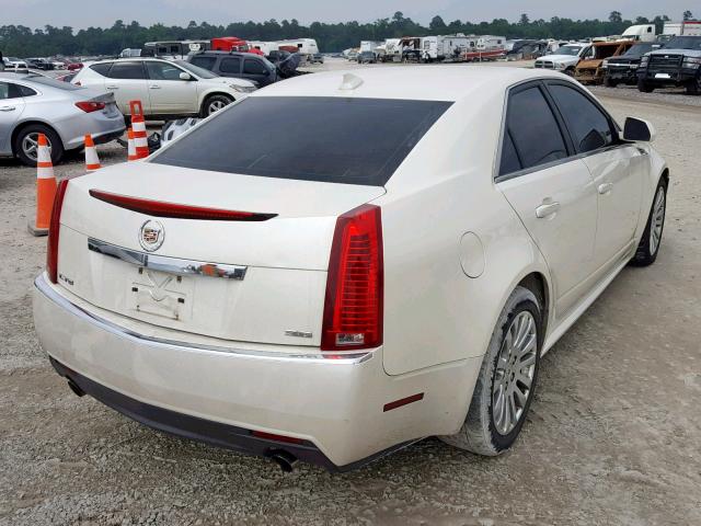 1G6DJ5EV5A0117688 - 2010 CADILLAC CTS PERFOR WHITE photo 4