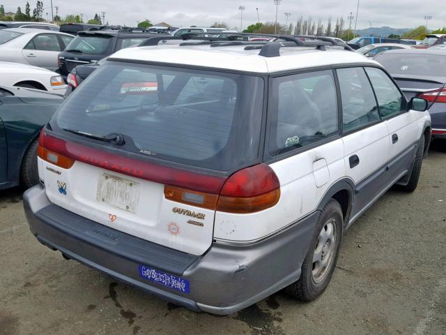 4S3BG685XX7624977 - 1999 SUBARU LEGACY OUT WHITE photo 4