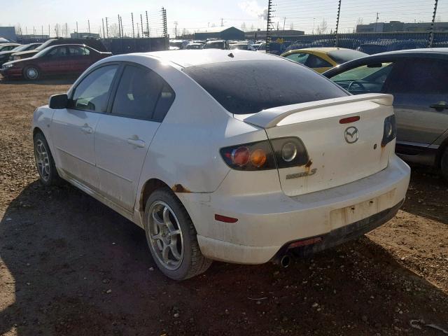 JM1BK123261493893 - 2006 MAZDA 3 S WHITE photo 3