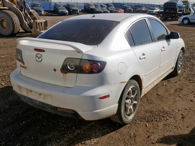 JM1BK123261493893 - 2006 MAZDA 3 S WHITE photo 4