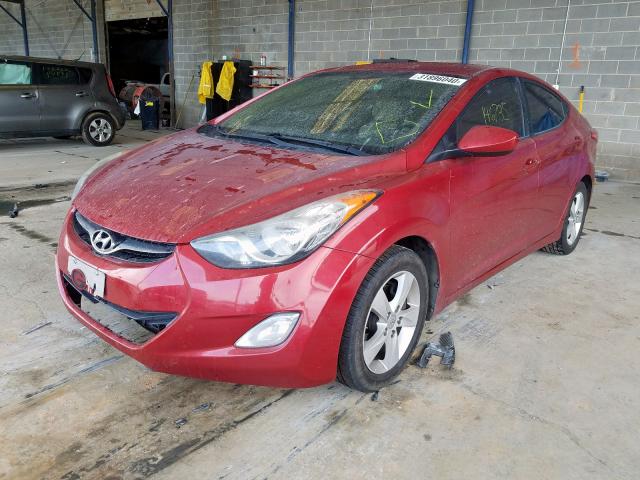 KMHDH4AE3CU468504 - 2012 HYUNDAI ELANTRA GLS  photo 2