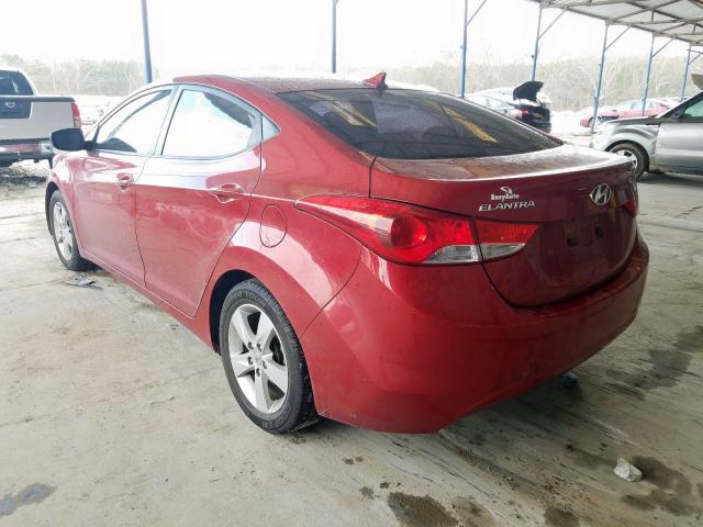 KMHDH4AE3CU468504 - 2012 HYUNDAI ELANTRA GLS  photo 3