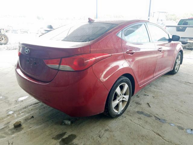 KMHDH4AE3CU468504 - 2012 HYUNDAI ELANTRA GLS  photo 4