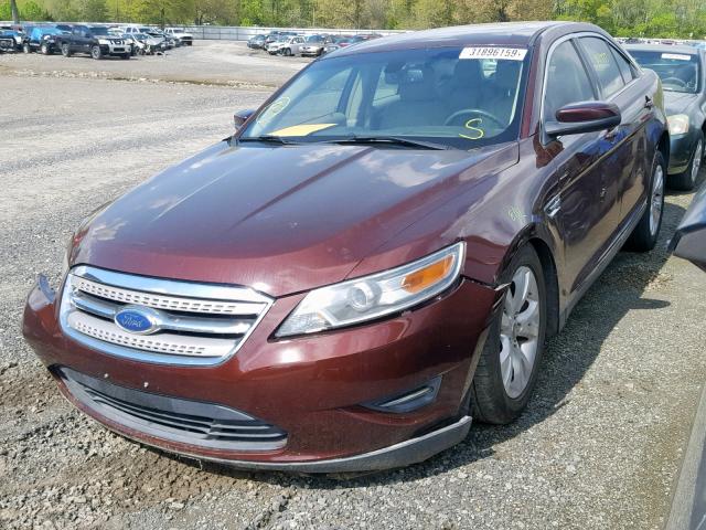 1FAHP2EW6CG143253 - 2012 FORD TAURUS SEL BROWN photo 2