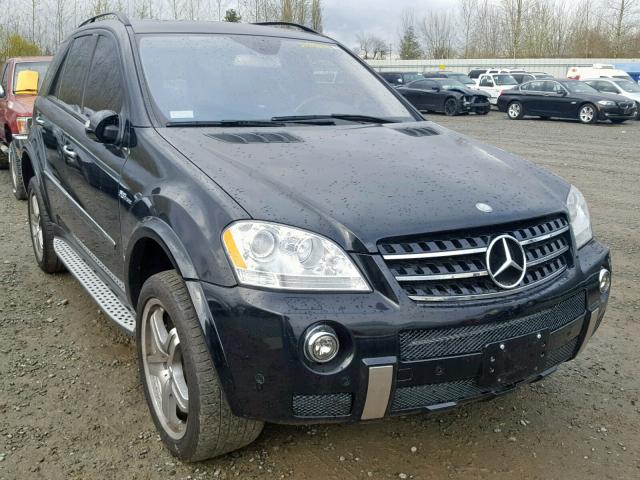 4JGBB77E57A214365 - 2007 MERCEDES-BENZ ML 63 AMG BLACK photo 1