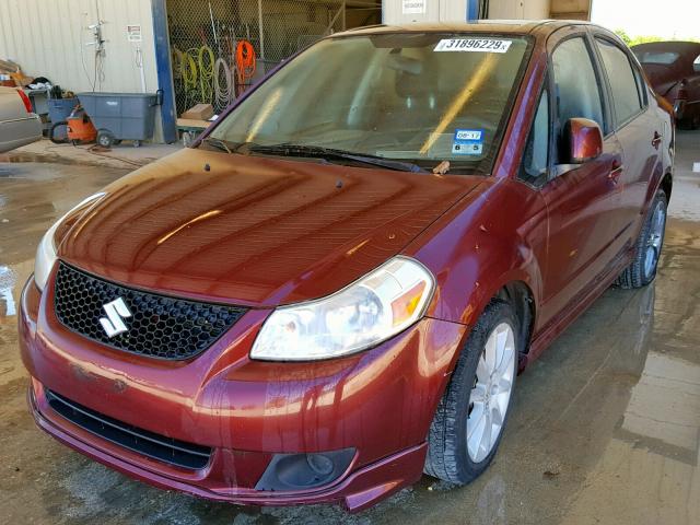 JS2YC415385105793 - 2008 SUZUKI SX4 CONVEN RED photo 2