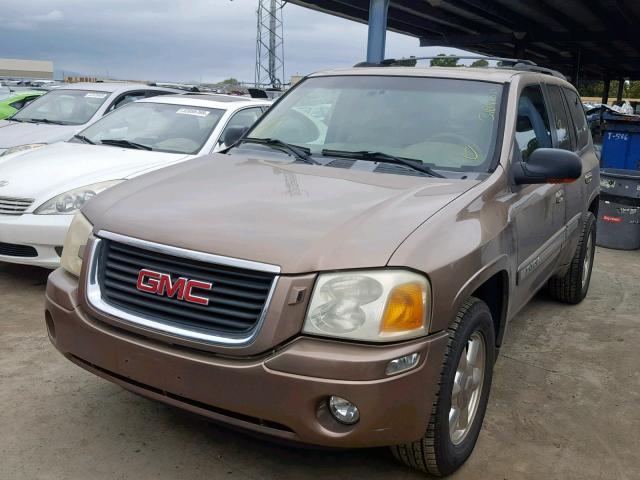 1GKDT13S022381694 - 2002 GMC ENVOY TAN photo 2