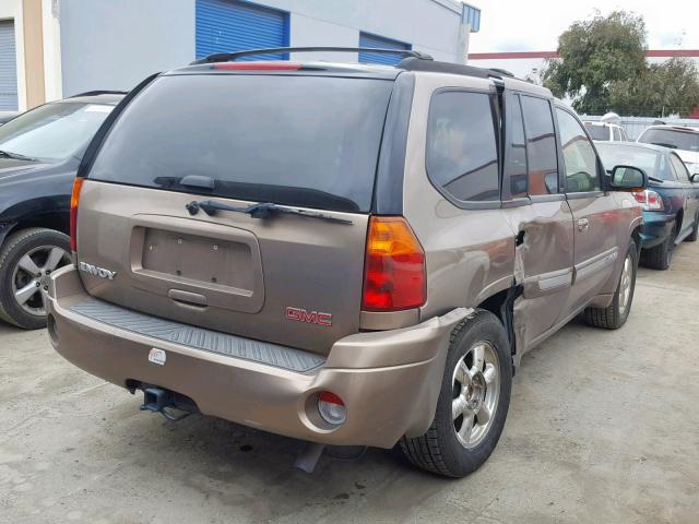 1GKDT13S022381694 - 2002 GMC ENVOY TAN photo 4