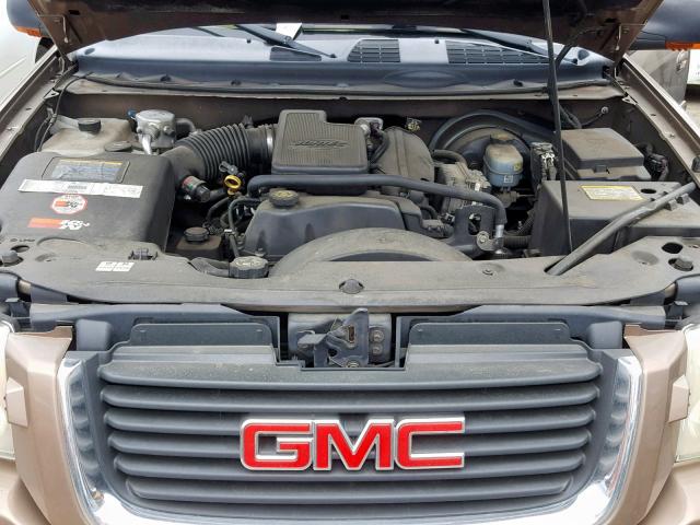 1GKDT13S022381694 - 2002 GMC ENVOY TAN photo 7