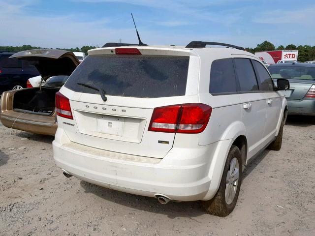 3D4PG1FG1BT525226 - 2011 DODGE JOURNEY MA WHITE photo 4