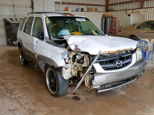 4F2YZ04163KM08877 - 2003 MAZDA TRIBUTE LX WHITE photo 1