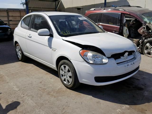 KMHCM3AC3AU179491 - 2010 HYUNDAI ACCENT BLU WHITE photo 1