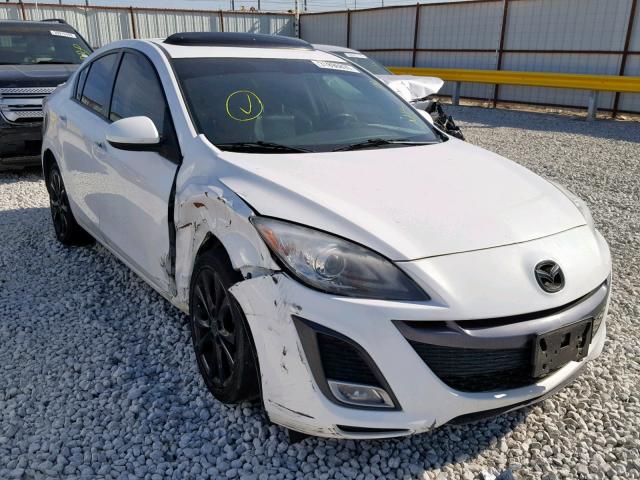 JM1BL1S64A1304791 - 2010 MAZDA 3 S WHITE photo 1