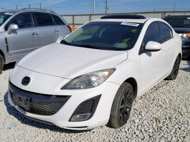 JM1BL1S64A1304791 - 2010 MAZDA 3 S WHITE photo 2