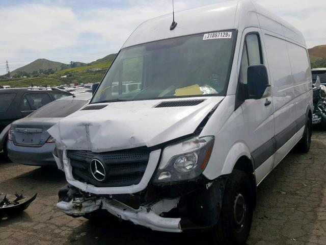 WD3PE8CD0JP620024 - 2018 MERCEDES-BENZ SPRINTER WHITE photo 2