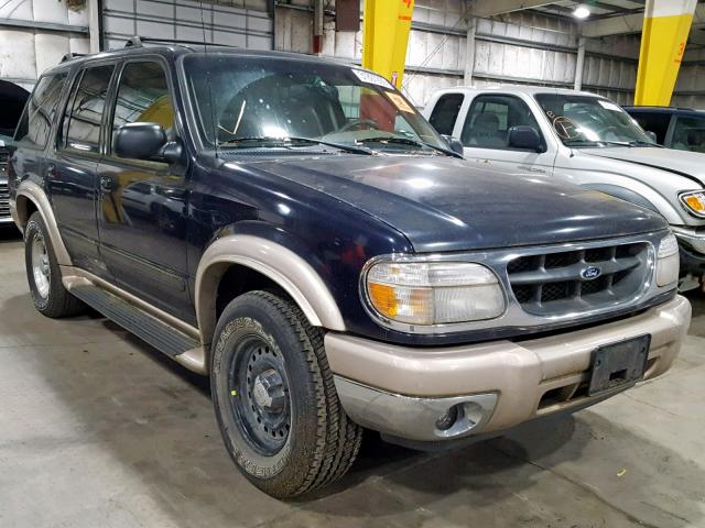 1FMZU74E21ZA26294 - 2001 FORD EXPLORER E BLUE photo 1