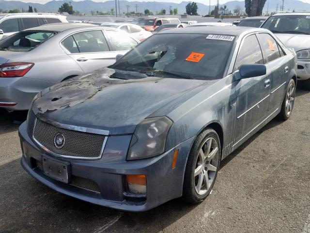 1G6DN56S550226053 - 2005 CADILLAC CTS-V BLUE photo 2