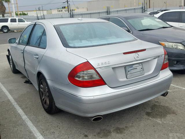 WDBUF56X18B337972 - 2008 MERCEDES-BENZ E 350 SILVER photo 3