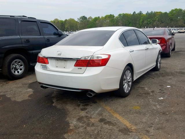 1HGCR3F83EA018111 - 2014 HONDA ACCORD EXL WHITE photo 4