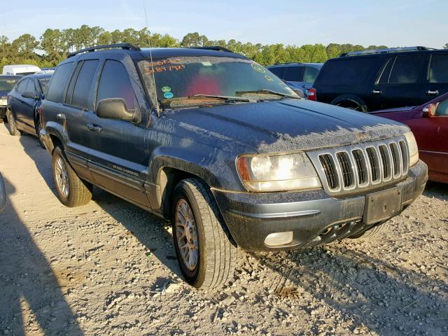 1J8GX58S52C280389 - 2002 JEEP GRAND CHER BLUE photo 1