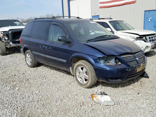 1D4GP45RX6B574758 - 2006 DODGE CARAVAN SX BLUE photo 1