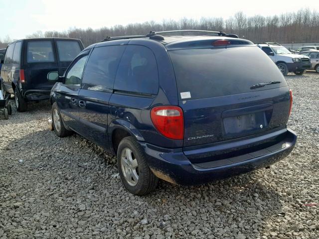 1D4GP45RX6B574758 - 2006 DODGE CARAVAN SX BLUE photo 3