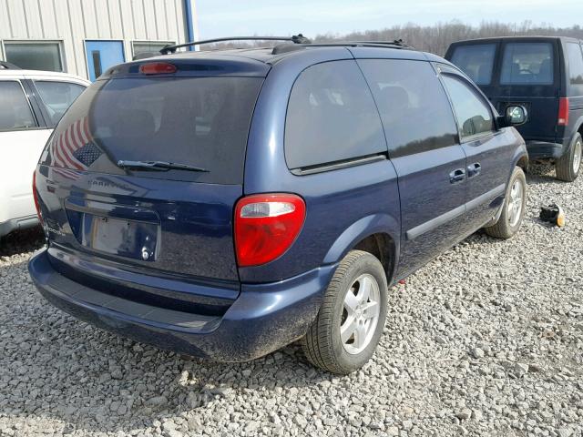 1D4GP45RX6B574758 - 2006 DODGE CARAVAN SX BLUE photo 4