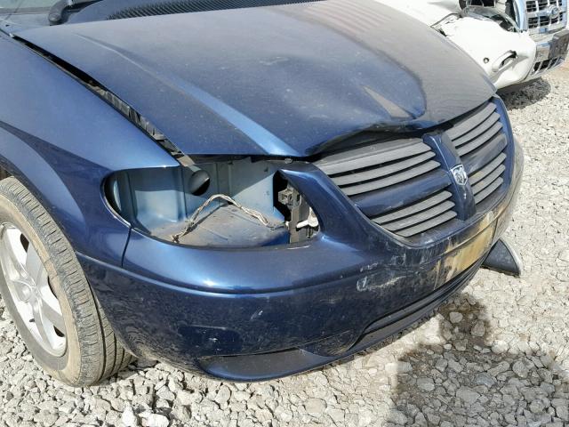 1D4GP45RX6B574758 - 2006 DODGE CARAVAN SX BLUE photo 9