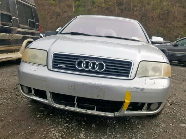 WAULT64B12N128897 - 2002 AUDI A6 3.0 QUA SILVER photo 9