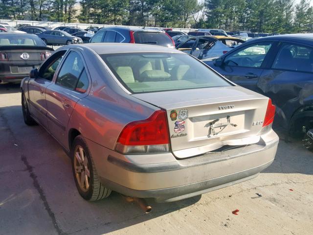 YV1RS61R622175923 - 2002 VOLVO S60 TAN photo 3