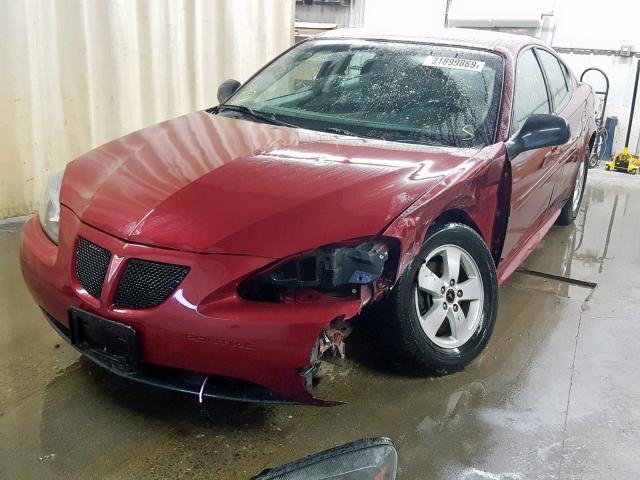 2G2WP552461106434 - 2006 PONTIAC GRAND PRIX MAROON photo 2