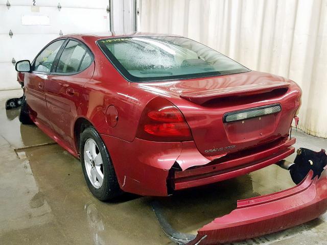 2G2WP552461106434 - 2006 PONTIAC GRAND PRIX MAROON photo 3