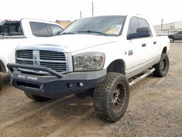 3D7MX39A37G842143 - 2007 DODGE RAM 3500 WHITE photo 2