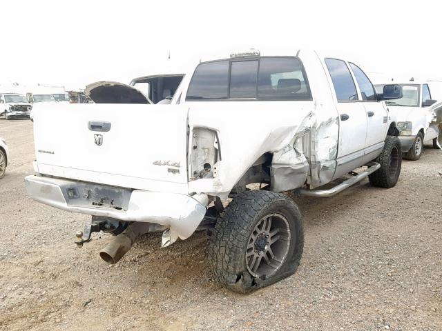 3D7MX39A37G842143 - 2007 DODGE RAM 3500 WHITE photo 4